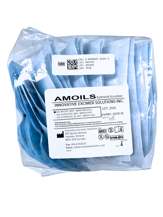 Epithelial Scrubber Brush Refill Pack (4 packs of 25) 100 ct